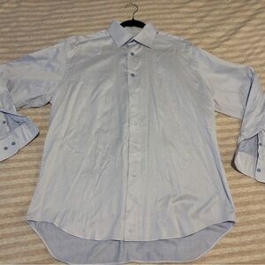 David Donahue Light Blue Men's Dress Shirt